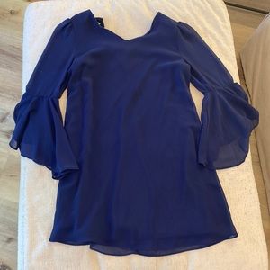 Navy Blue Girl Dress